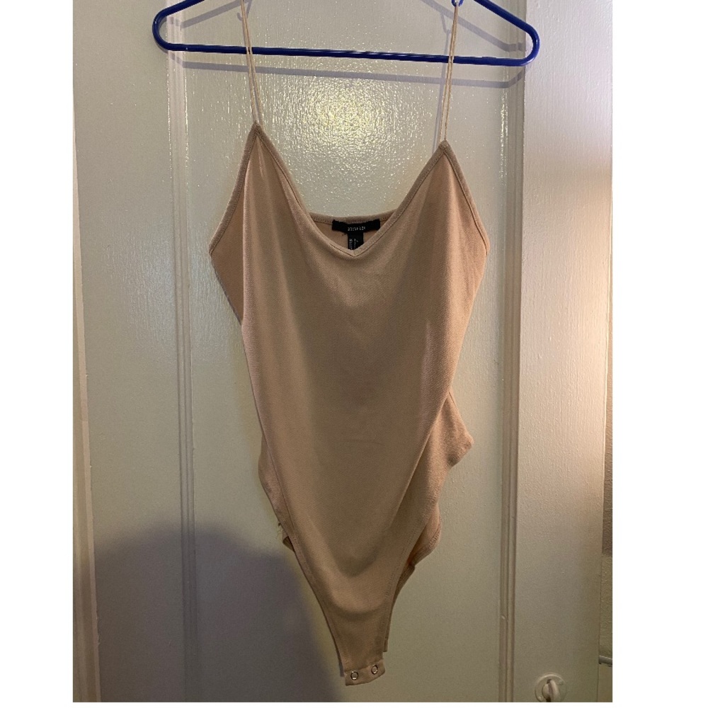 Forever 21 beige bodysuit